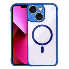 Per iPhone 13 Custodia per telefono ibrida in acrilico TPU magnetico antiurto MagSafe (blu reale)