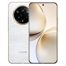 Realme 14 Pro+, 12 GB + 256 GB, identificazione dell'impronta digitale sullo schermo, 6,83 pollici Realme UI 6.0 Snapdragon 7s Gen 3 Octa Core, NFC, rete: 5G (bianco)