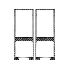 Per Mercedes-Benz Classe G W463 2 pezzi/set adesivi decorativi per bocchette di aerazione su entrambi i lati (nero)