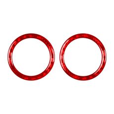 Per Mercedes-Benz Classe G W463 2 pezzi/set adesivo per altoparlante porta posteriore (rosso)