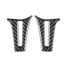 Per Mercedes-Benz Classe G W463 2 pezzi/set adesivi per volante (nero)