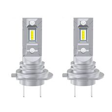 2 pezzi Mini 1:1 Lampadina per fari a LED per auto con spina diretta, specifiche: H7 (luce bianca)