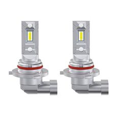 2 pezzi Mini 1:1 Lampadina per fari a LED per auto con spina diretta, specifiche: 9012 (luce bianca)