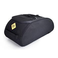 BELIROW Borsa posteriore per portabici pieghevole per bici Borsa a sgancio rapido (nera)