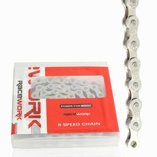 Catena per bicicletta elettrica antiruggine EPT RACEWORK da 136 sezioni Catena per bicicletta a pedalata assistita, specifiche: 8 velocità