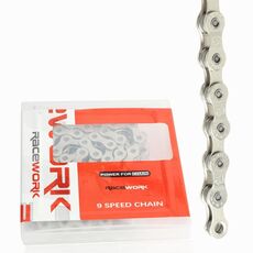 Catena per bicicletta elettrica antiruggine EPT RACEWORK da 136 sezioni Catena per bicicletta a pedalata assistita, specifiche: 9 velocità