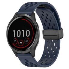 Cinturino in silicone con chiusura magnetica Garmin Vivoactive 4 da 22mm blu notte SYA002340106N 6922150795271