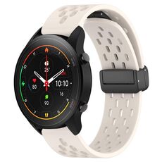 Per Xiaomi MI Watch S1 Pro cinturino in silicone con chiusura magnetica pieghevole da 22 mm (colore Starlight)