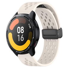 Per Xiaomi Watch S1 Active cinturino in silicone con chiusura magnetica pieghevole da 22 mm (colore Starlight)