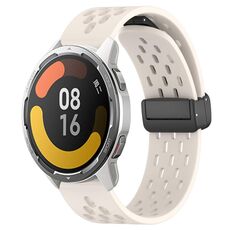 Per Xiaomi MI Watch Color 2 Cinturino in silicone con chiusura magnetica pieghevole da 22 mm (colore Starlight)