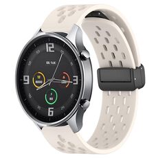 Per Xiaomi MI Watch Color 22mm cinturino per orologio in silicone con chiusura magnetica pieghevole (colore Starlight)