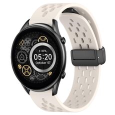 Per Xiaomi Haylou RT2 LS10 cinturino in silicone con chiusura magnetica pieghevole da 22 mm (colore Starlight)