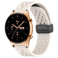 Per Honor Watch GS 3 Cinturino in silicone con chiusura magnetica pieghevole da 22 mm (colore Starlight)