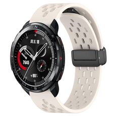 Per Honor Watch GS Pro Cinturino in silicone con chiusura magnetica pieghevole da 22 mm (colore Starlight)