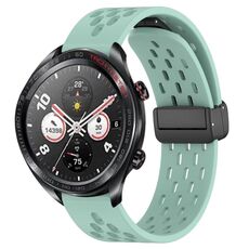 For Honor Watch Dream Cinturino per orologio in silicone con chiusura magnetica pieghevole da 22 mm (verde acqua)