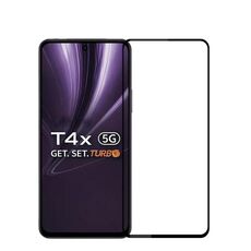Per vivo T4x / iQOO Z10x MOFI 9H 2.5D Pellicola in vetro temperato a schermo intero (nero)