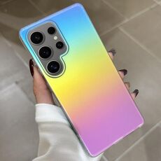 Custodia per telefono con sfumatura di colore satinato per Samsung Galaxy S24 Ultra 5G (placcatura colorata)