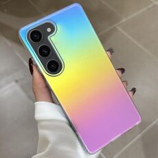 Custodia per telefono con sfumatura di colore satinato per Samsung Galaxy S23 5G (placcatura colorata)