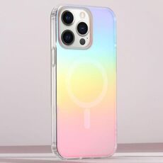 Per iPhone 12 Pro Custodia per telefono MagSafe con sfumatura placcata colorata e satinata (placcatura colorata)