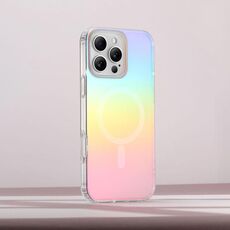 Per iPhone 16 Pro Custodia per telefono MagSafe con sfumatura placcata colorata e smerigliata (placcatura colorata)
