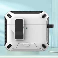 Per AirPods 4 Auricolari Bluetooth wireless MagSafe Holder Custodia protettiva (bianco)