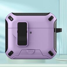 Per AirPods 4 Auricolari Bluetooth wireless MagSafe Holder Custodia protettiva (viola)
