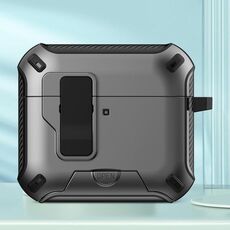 Per AirPods 4 Auricolari Bluetooth wireless MagSafe Holder Custodia protettiva (grigio)