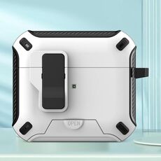Per AirPods 3 auricolari Bluetooth wireless MagSafe Holder Custodia protettiva (bianco)