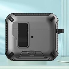 Per AirPods 3 auricolari Bluetooth wireless MagSafe Holder Custodia protettiva (grigio)