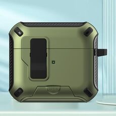 Per auricolari wireless Bluetooth AirPods 3 MagSafe Holder Custodia protettiva (verde)