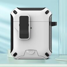 Per AirPods 2/1 Auricolari Bluetooth wireless Custodia protettiva con supporto MagSafe (bianco)