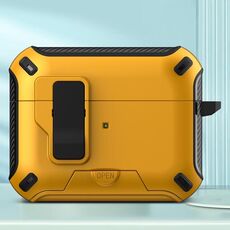 Per AirPods Pro 2 Auricolari Bluetooth wireless Custodia protettiva con supporto MagSafe (giallo)