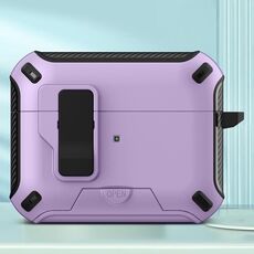 Per AirPods Pro 2 Auricolari Bluetooth wireless Custodia protettiva con supporto MagSafe (viola)