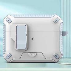 Per AirPods Pro 2 Auricolari Bluetooth wireless Custodia protettiva con supporto MagSafe (bianco azzurro)
