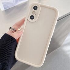 Per iPhone XS Max Custodia antiurto in TPU con foro preciso e cornice smerigliata (bianca)
