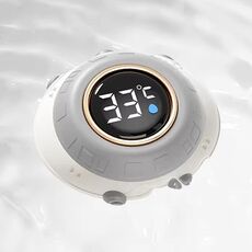 Schermo LED IPX9 impermeabile termometro elettronico intelligente per il bagnetto del bambino (Space UFO)