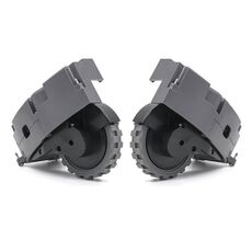Per iRobot Roomba serie 5/6/7/8/9, ruote mobili, accessori per aspirapolvere, ruota sinistra + destra, nero