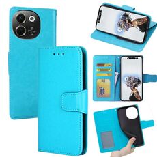 Per Tecno Pova 6 Neo 5G Custodia in pelle con texture cristallina (blu cielo)