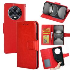 Per Tecno Spark 30 4G Custodia in pelle con texture cristallina (rosso)