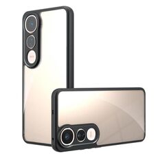 Per vivo V50 Lite 5G / 4G Armor Precise Hole PC Hybrid TPU Custodia per telefono (trasparente)