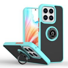 Per Honor X8c 4G Q Shadow 1 Series TPU Hybrid PC Phone Case con anello (blu cielo)