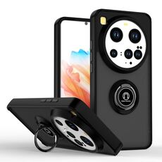 Per Xiaomi 15 Ultra Q Shadow 1 Series TPU Hybrid PC Phone Case con anello (nero + nero)
