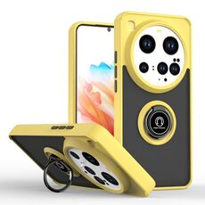 Per Xiaomi 15 Ultra Q Shadow 1 Series TPU Hybrid PC Phone Case con anello (giallo)