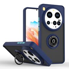 Per Xiaomi 15 Ultra Q Shadow 1 Series TPU Hybrid PC Phone Case con anello (blu reale)