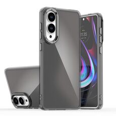 Per Samsung Galaxy S25 Edge 5G Custodia per telefono con placcatura sfumata scolorita (nero)