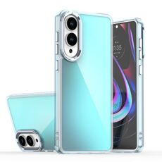 Per Samsung Galaxy S25 Edge 5G Custodia per telefono con placcatura sfumata scolorita (blu)