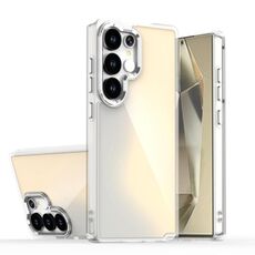 Per Samsung Galaxy S24 Ultra 5G Custodia per telefono con placcatura sfumata scolorita (trasparente)