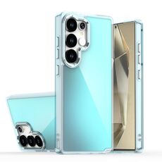Per Samsung Galaxy S24 Ultra 5G Custodia per telefono con placcatura sfumata scolorita (blu)