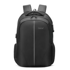 Zaino antifurto per laptop Tigernu Standard Men Business con porta di ricarica USB, strisce riflettenti e lucchetto TSA
