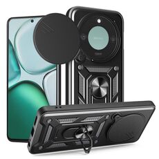 Per Honor X9c Smart Sliding Camera Cover Design TPU+PC Custodia per telefono (nero)